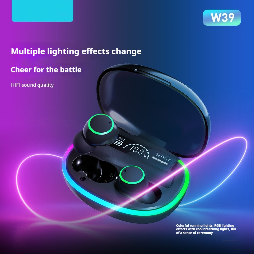 EARBUDS with multiple lighting effects and HIFI sound quality for an immersive audio experience.